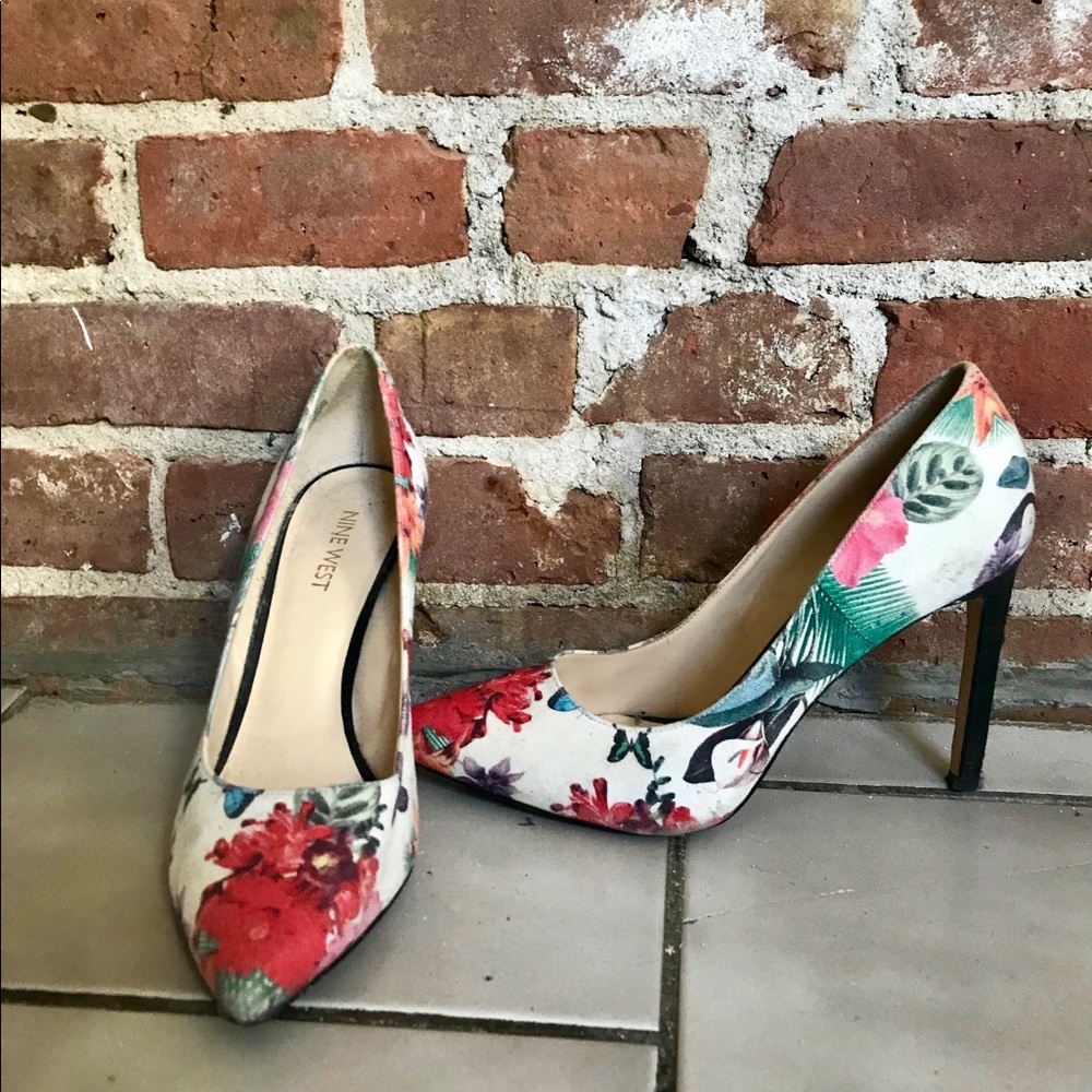 Nine West floral tatiana pump
